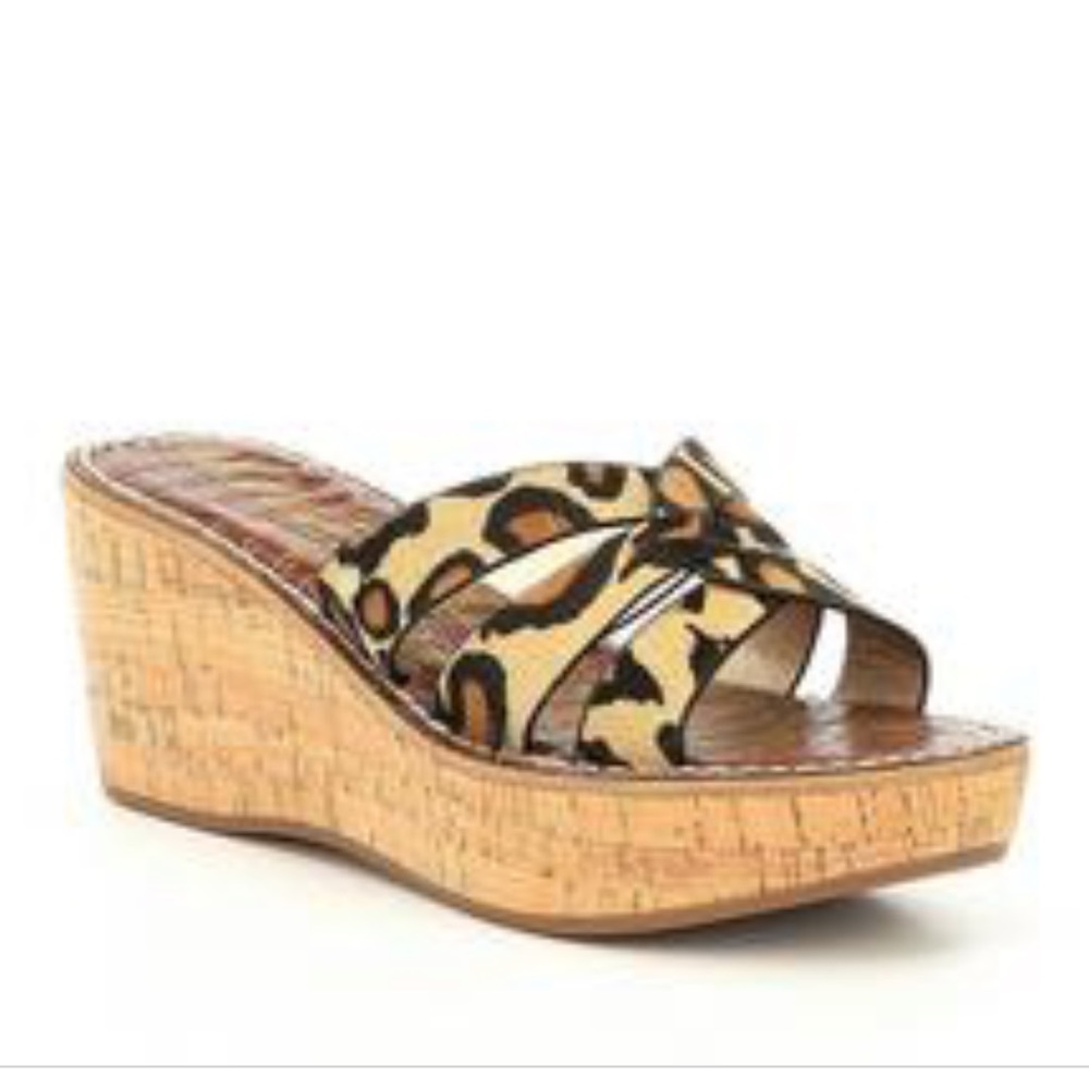 Sam Edelman Raynere Leopard Print Wedge